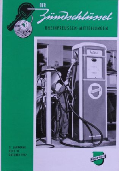 Rheinpreussen "Der Zuendschluessel" Gasstation-Magazine 1957 (6873)